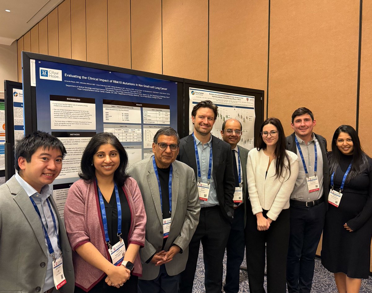 City of Hope lung team at #TTLC25 <a href="/IASLC/">IASLC</a> <a href="/DrRaviSalgia/">Dr. Ravi Salgia</a> <a href="/RamyaRMuddasani/">Ramya Muddasani</a>
