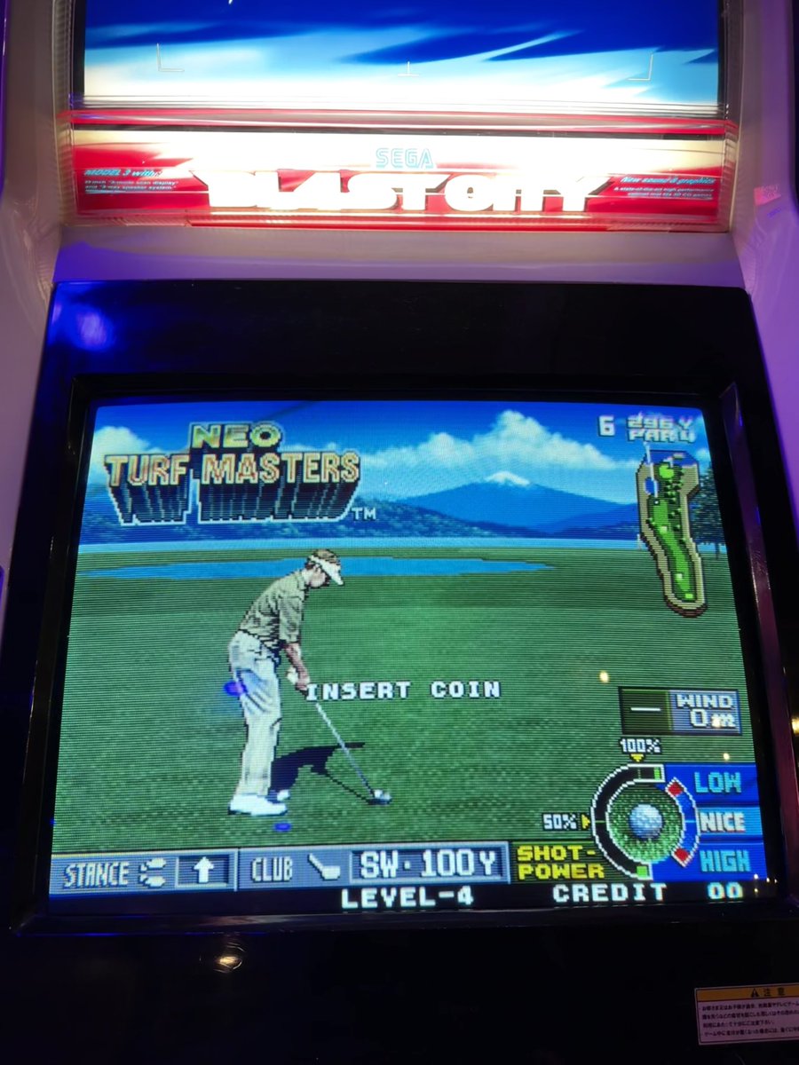 I’m happy to say that RayStorm was well loved this month! We are going to have to put some more shmups in the feature cab more often. But for the next month, we are getting ON DA GWEEEN!!
Come by <a href="/BarcodeOC/">Barcode</a> for some Neo Turf Masters action. I will money match anyone! LFG!!