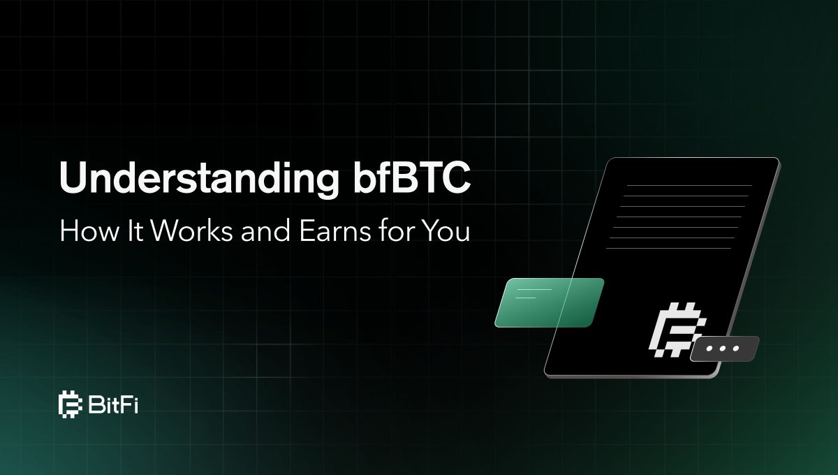 Bitfi_Org's tweet photo. Curious about how #bfBTC works and how it can help you stack up rewards? Let’s dive in and explore together! 🚀
Check it out here: Understand & Track bfBTC Earnings
https://t.co/wnEJH0kd19