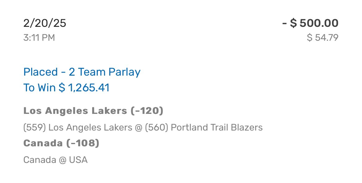 iParlayed's tweet image. ✅