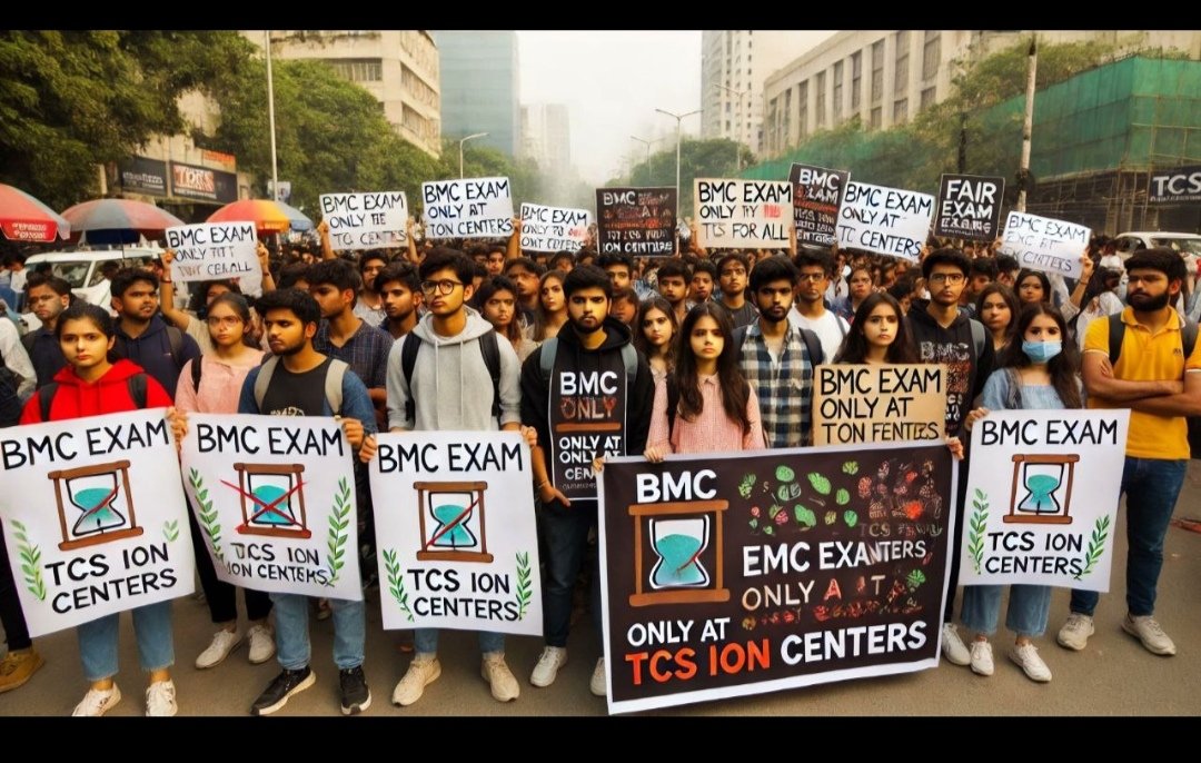 Rathodrohit705's tweet photo. @mybmc प्रशासनाने पुन्हा एका #TCS_ion परीक्षा केंद्राबाबत गांभिर्याने विचार करावा आणि होणारी परीक्षा ही अधिकृत TCS Ion digital परीक्षा केंद्रावरच घ्यावी ही नम्र विनंती.
#BMC_At_TCS_Ion_Centre 
@CMOMaharashtra @mieknathshinde @AjitPawarSpeaks @lokmat @abpmajhatv @TV9Marathi https://t.co/Zd5rUC8POW