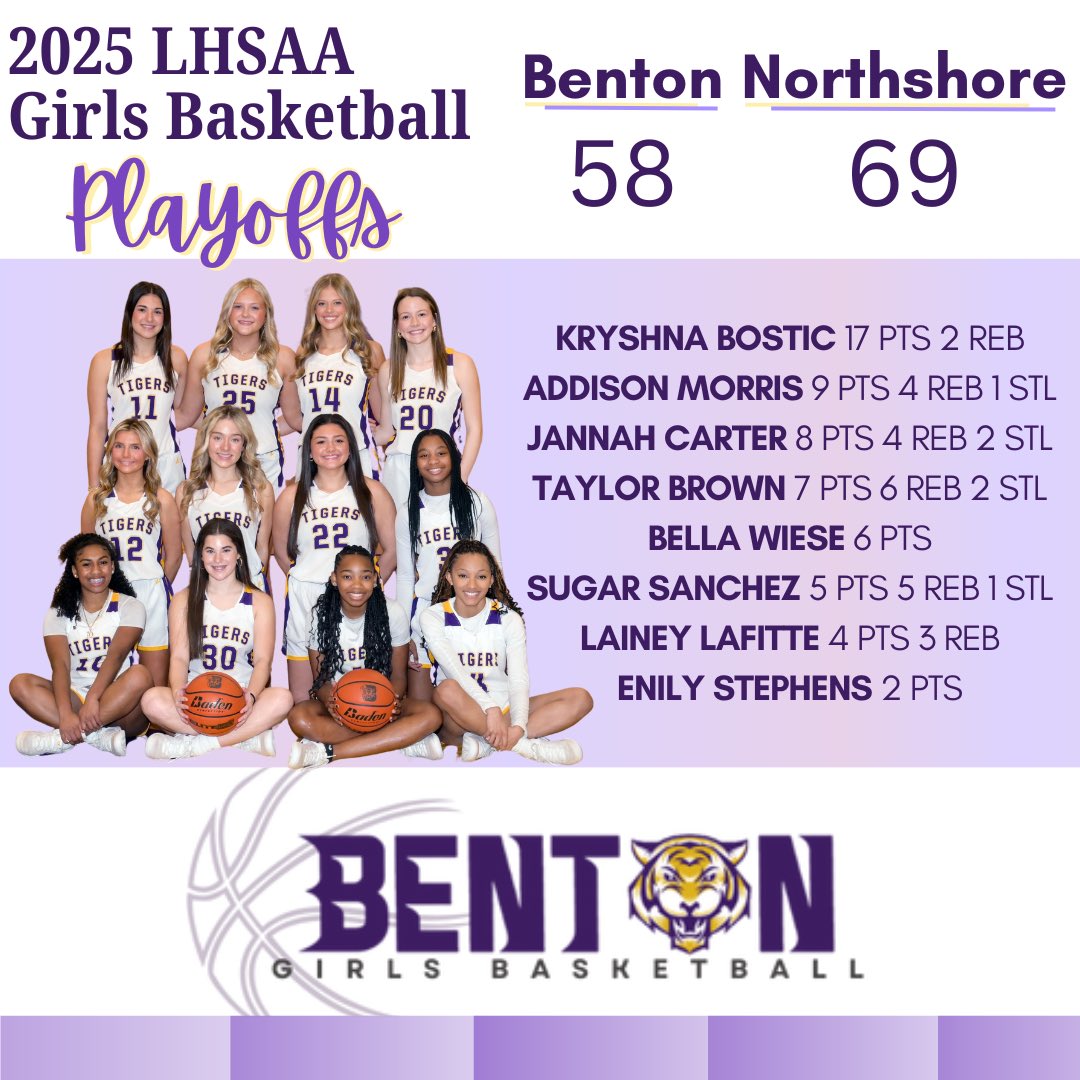Benton Lady Tigers Basketball (@bentonladytige1) on Twitter photo 