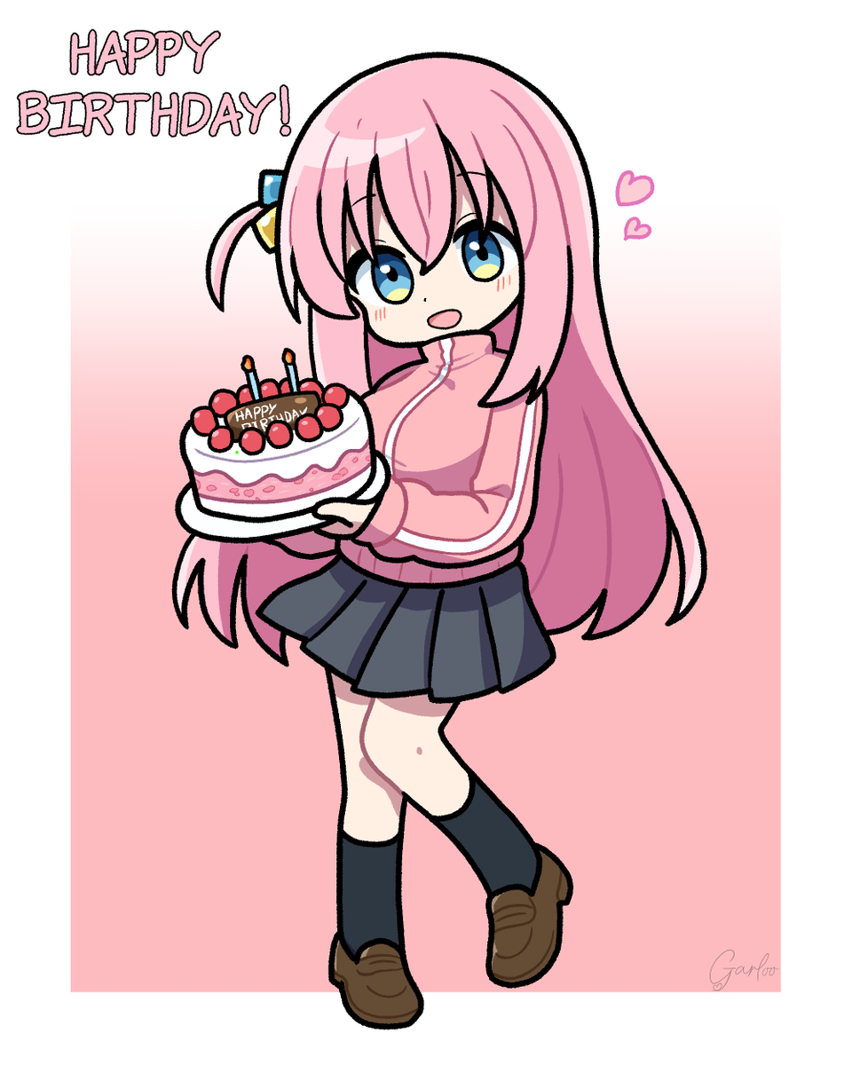 Garloo2's tweet photo. It is Bocchi's Birthday! (And mines too!) https://t.co/qlIEKHjuCT