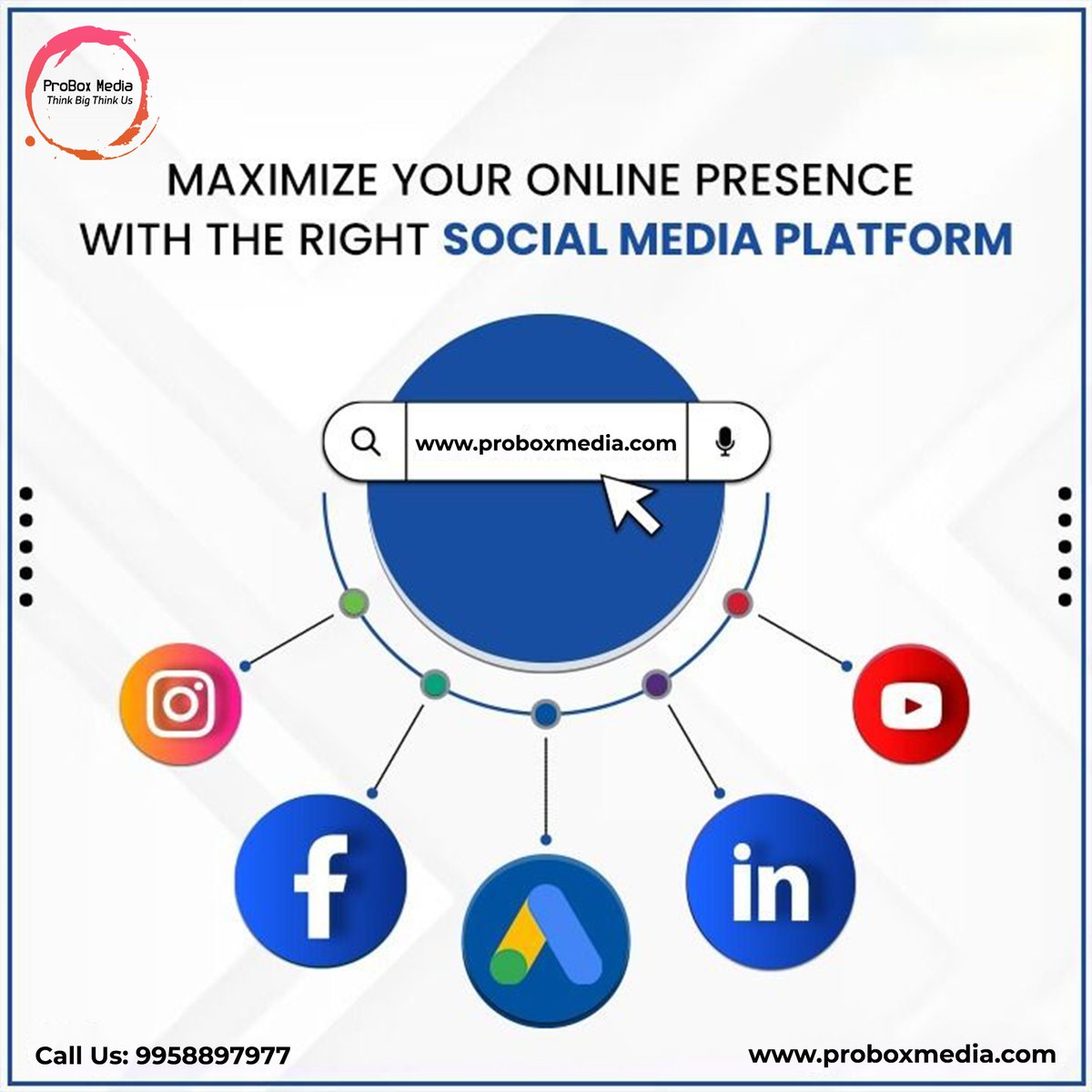 Probox_media's tweet image. Dominate Social Media &amp;amp; Grow Your Business! 🎯 Maximize impact with the right platform, engaging content &amp;amp; targeted ads. SEO, PPC &amp;amp; social growth—stay ahead! 📈

📞 9958897977 | 🌐 proboxmedia.com
#ProBoxMedia #DigitalMarketing #DigitalSuccess #BrandGrowth