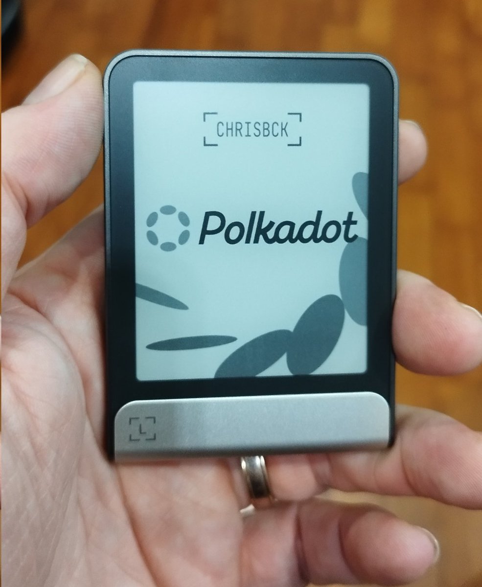BckChris's tweet photo. My Ledger Flex from @Polkadot’s giveaway just arrived! Thanks for the awesome prize! 🔐 #LedgerFlex #Polkadot #ProofOfWinning" https://t.co/M0Wnet6Xfs