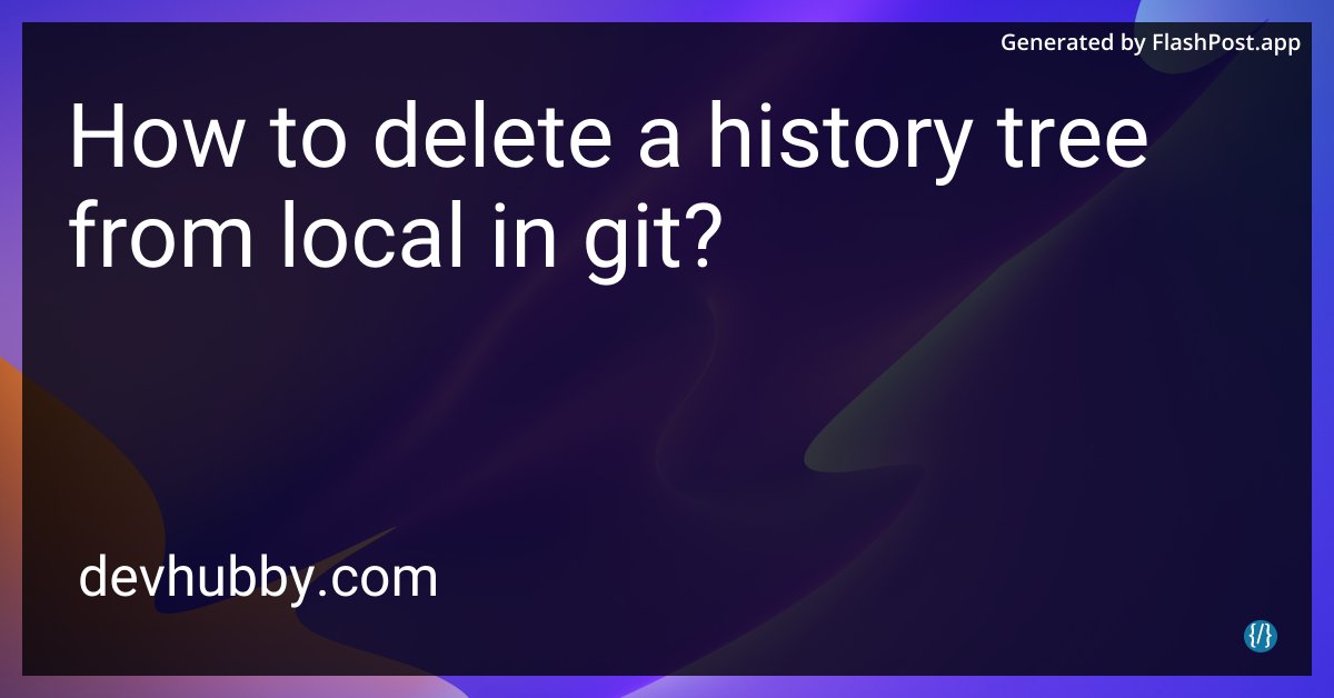 JordanKEurope's tweet image. Does the tree scream if I delete it in the git woods?
Source: devhubby.com/thread/how-to-…
#SoftwareEngineer #WebDev #GitTutorial #GitHelp #historylover #delete