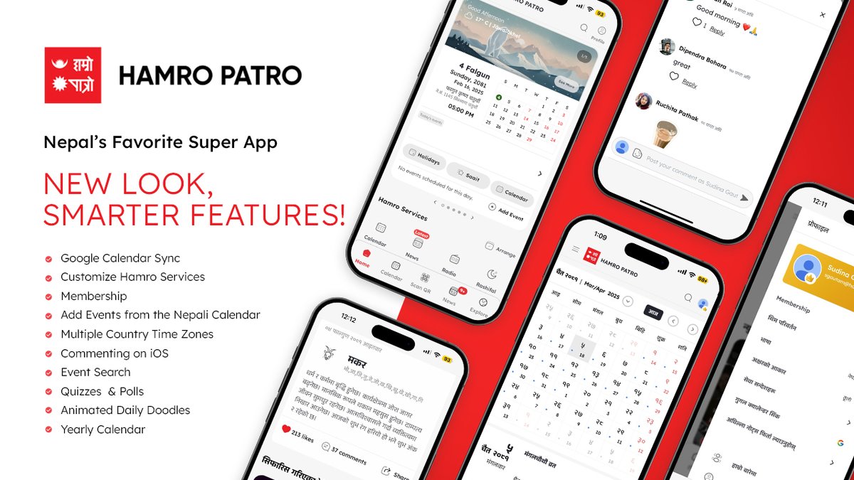 Today marks the full rollout of our most significant Hamro Patro update to 100% of our users. This journey began a year ago, focused on creating a robust foundation that will support new products and services over the next five years. Our primary goals were to improve the user