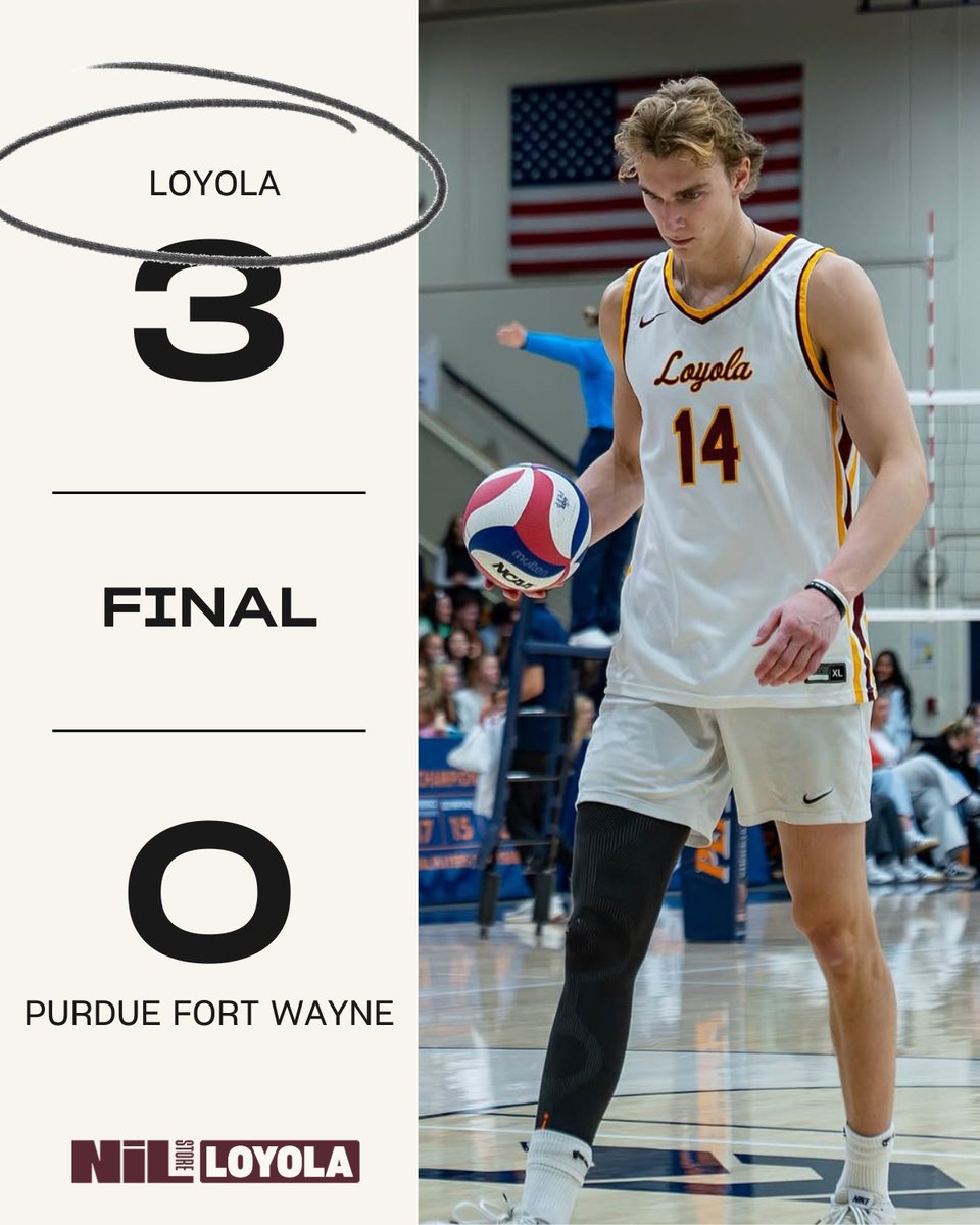 𝗟𝗢𝗬𝗢𝗟𝗔 𝟯, PFW 0 😮‍💨

Men’s volleyball 𝗗𝗢𝗠𝗜𝗡𝗔𝗧𝗘𝗗 tonight at home! Catch MVB back in Gentile this Saturday.

#RamblersWin