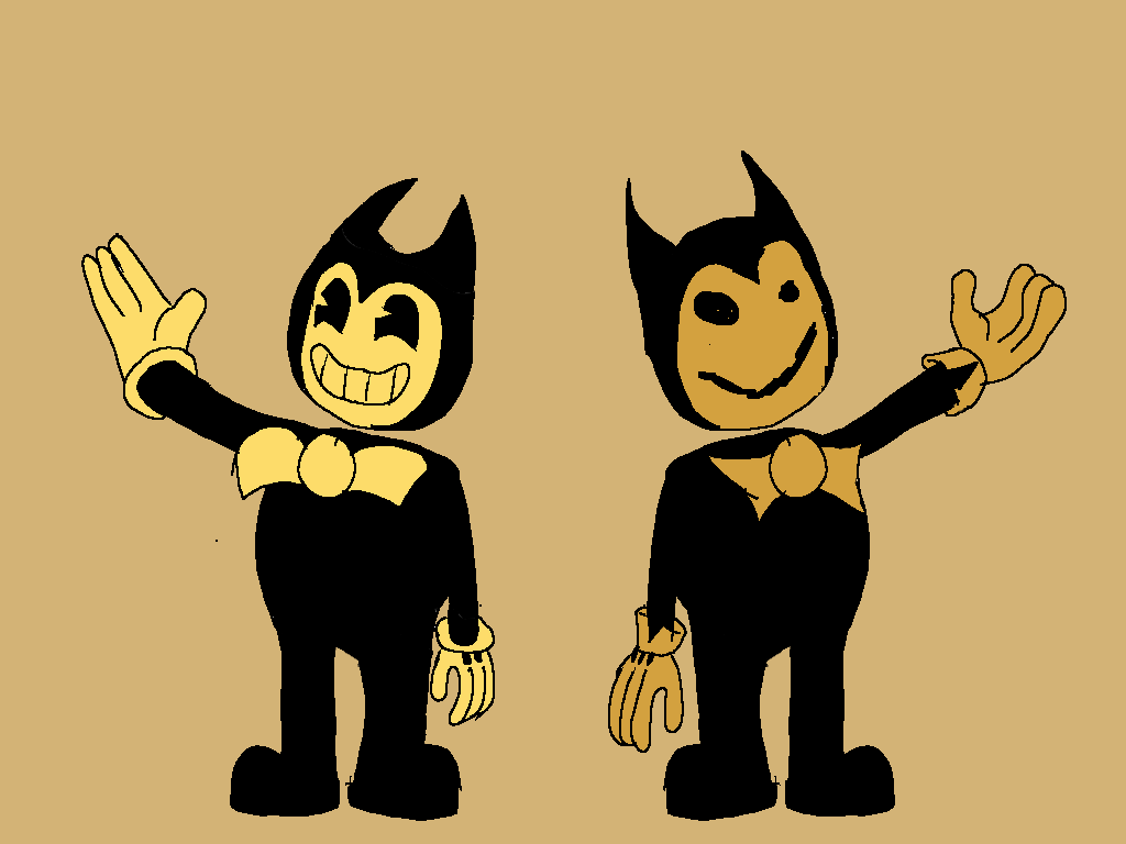 Lapastasecome's tweet photo. Bendy el diablo del swing junto a Satanás alias Ollie
#Bendy2017prototype #Batim https://t.co/ZzoIfrC0as