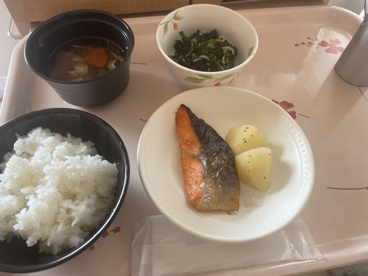 入院8日目朝食/昼食/夕食