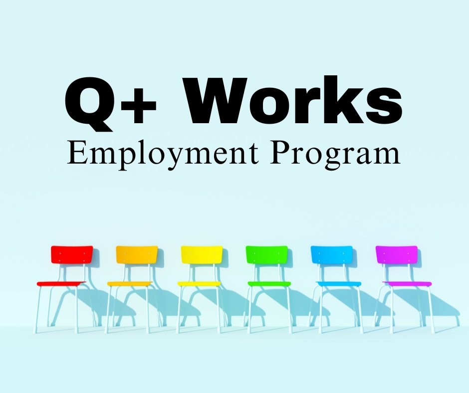 Ready to start your new career? Q+Works is for you!

🌈 Are you a 2SLGBTQIA+ young adult? Join Q+Works, our FREE program to build employment skills, find a supportive community, and secure a job.

Ongoing classes ~ In-Person.  

👉douglascollege.ca/qworks

#2LGBTQIA+ | <a href="/QMUNITY/">QMUNITY</a>