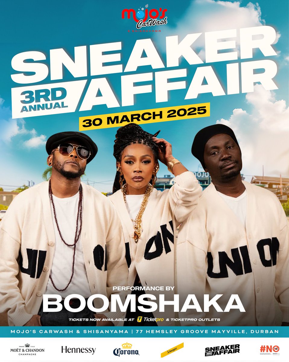 SthembiD's tweet image. Wear your best pair of 👟 Sneakers and show up at this amazing event  

The best of the best in entertainment will be there.

#SneakerAffair25
#MojosSneakerAffair