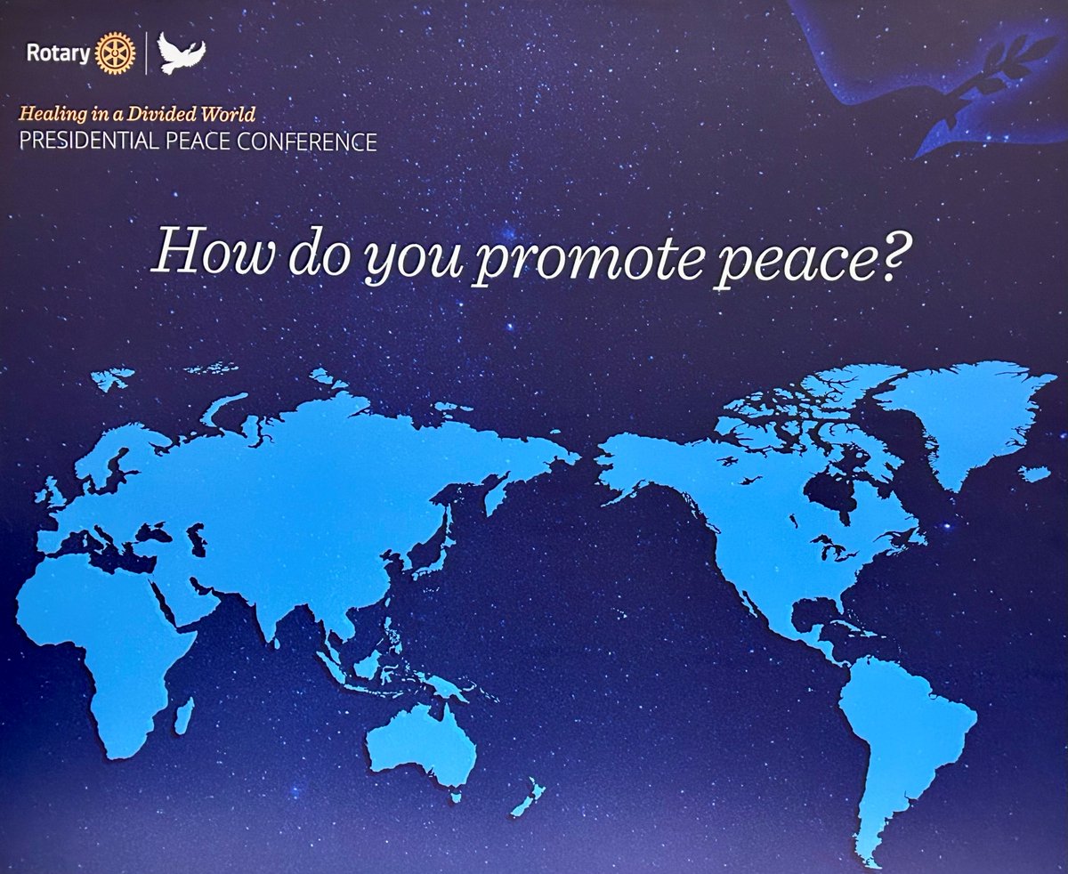 We’re in Istanbul for the 2025 Rotary Presidential Peace Conference! 🌍🕊️

Over the next two days, Rotary members and peacebuilders from 88+ countries will explore solutions for sustainable peace—tackling polarization, technology’s role, and community-led efforts.