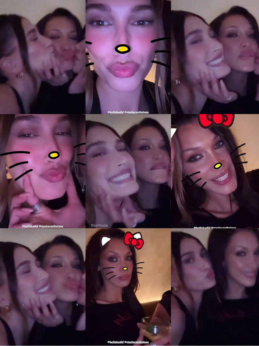 hailey bieber and bella hadid is too much for me!!!