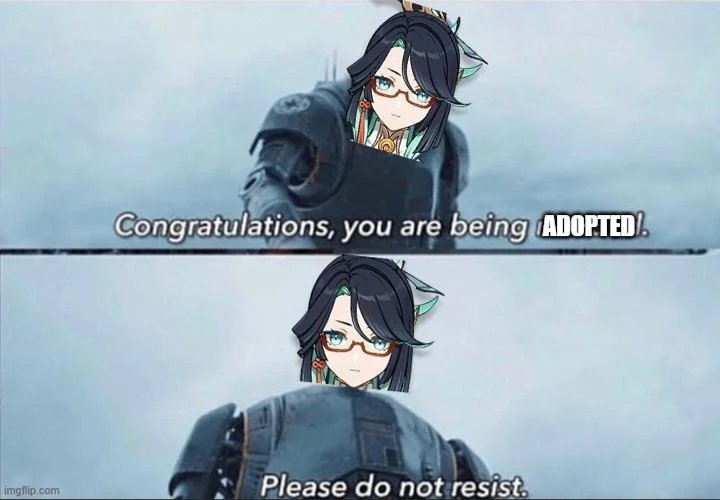 teyvattabloid's tweet photo. When Xianyun sees a child:

©️ u/GameBawesome1

#Genshinlmpact #Genshin #GenshinMemes https://t.co/Gl0oyz86IA