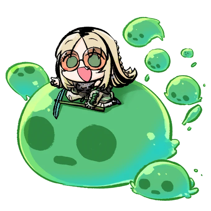 スライムいっぱい! #ニコたん描いたん 