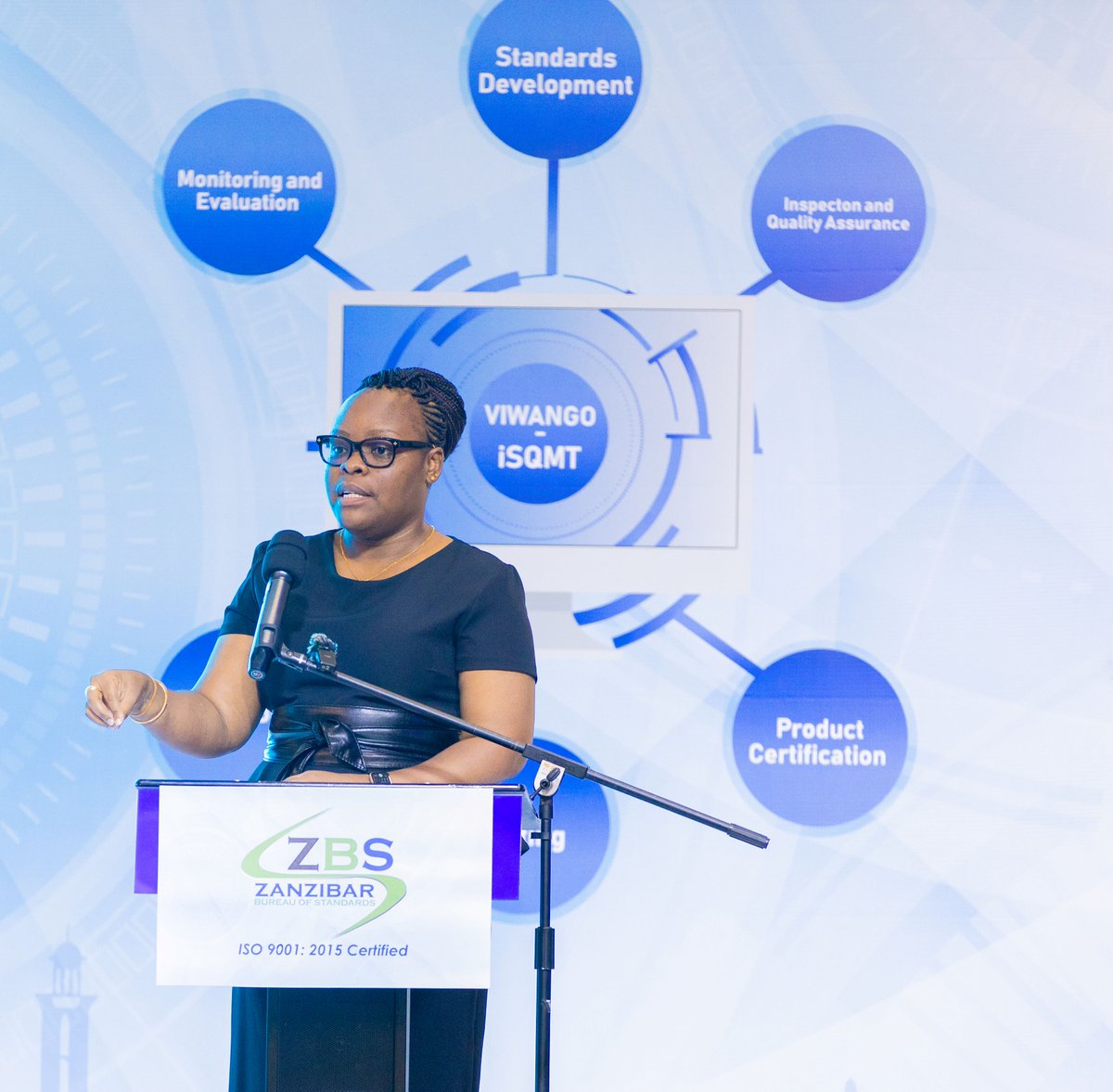 The <a href="/BureauZanzibar/">Zanzibar Bureau of Standards</a> (ZBS) &amp; <a href="/TradeMarkAfrica/">TradeMark Africa</a> (TMA) with support from UK, Ireland &amp; Norway, have launched the iSQMT system-a game-changer for certification &amp; compliance.
🔹 Cuts product certification time by 40%
🔹 Lowers compliance costs 
🔹 Enhances market access &amp; trade