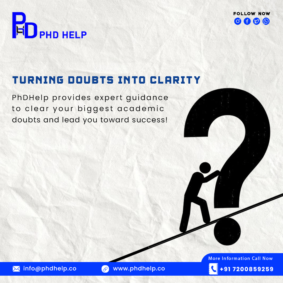 phdhelp2017's tweet image. ❓ Struggling with academic doubts?

Let PhDHelp turn your confusion into clarity! 💡 Get expert guidance for a smoother research journey. 🚀🎓

📞 +91 7200859259 | 🌐 phdhelp.co
#PhDHelp #ResearchSupport #PhDSuccess #AcademicGuidance #TurnDoubtsIntoClarity