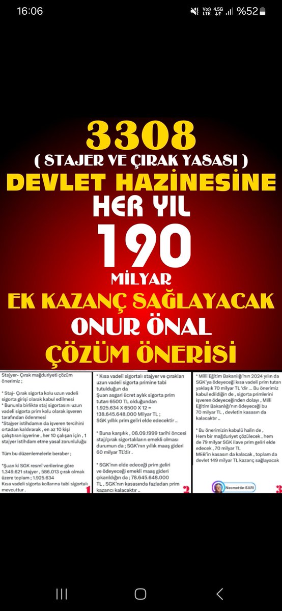 ynssemrkr's tweet photo. Uygulanabilirliği 💯🎯💯 olan @Onuronal_ çözüm raporu ile hem mağduriyet sonlanacak hem de SGK kasasına her yıl artarak 190 milyar gelir kazandıracak 
@RTErdogan 
@dbdevletbahceli 
@_cevdetyilmaz 
@isikhanvedat
Eskimiş 3308 Değil
#YeniTürkiyeVizyonunaTamSigorta https://t.co/Y4yp7w6CaR