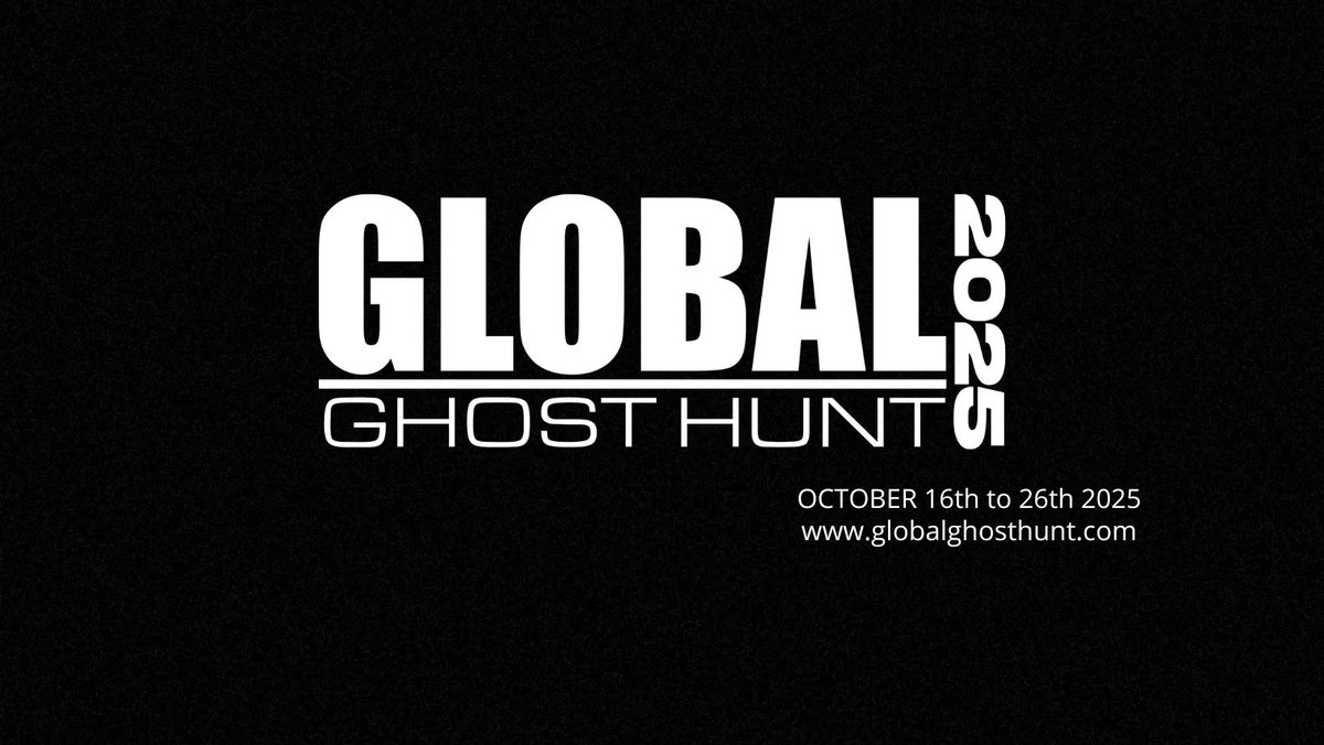 Global Ghost Hunt 2025 will be Completely FREE this year to register and participate in this event! We will be showing live Investigations from around the globe from many different teams! Question is Do You Dare Enter?

New Site and Registration will be up soon!
<a href="/GlobalGhostHunt/">Global Ghost Hunt</a>