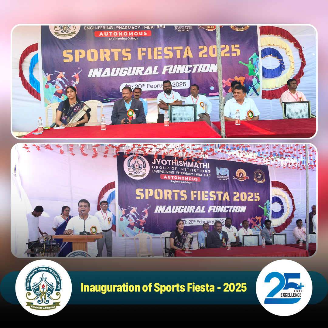 JITS_KNR's tweet photo. Sports Fiesta - 2025 Kicks off at JITS (Autonomous) College in Karimnagar.
#JITS #JMTS #JMIP #SportsFiesta2025 #JITSKarimnagar #IntercollegiateSports #JITSInauguration #AnnualSportsMeet #JITS2025 #SportsInspiration #PhysicalFitness #SportsAndLeadership #TeamSpirit #Competition https://t.co/kizhI8f8f0
