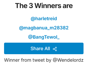 Wendelordz's tweet photo. $Ron G.A winners!
Dm me your  Ron addy within ⏳ 8hrs https://t.co/0FhN8pgbWq