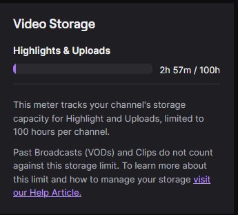 Whys everyone complaining about this again I've been streaming for 5 years and not anywhere near the limit.🤪