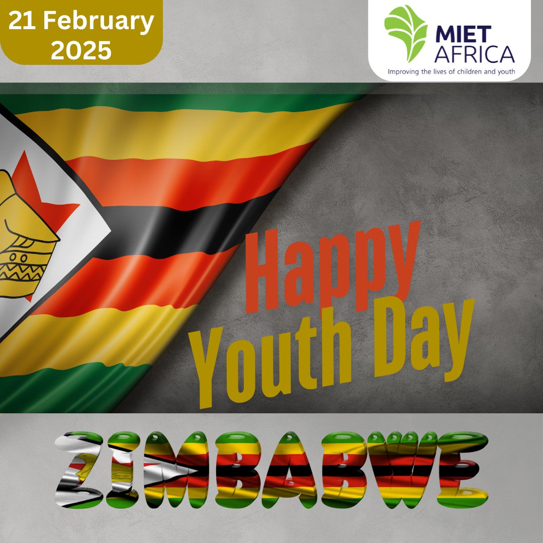 Happy Youth Day Zimbabwe! Today, we celebrate the power, resilience and potential of Zimbabwe’s young people!