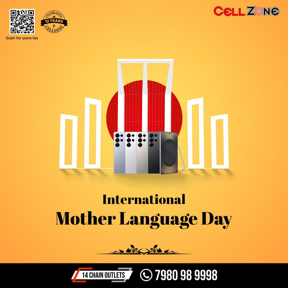CellZonee's tweet image. Celebrate the beauty of language, the soul of identity! 🌍💬 Happy International Mother Language Day from Cell Zone🗣️❤️   

#SpeakYourHeart #MotherLanguageMatters #InternationalMotherLanguageDay #SpeakYourLanguage #LanguageDiversity #MotherTongueMatters #CellZone