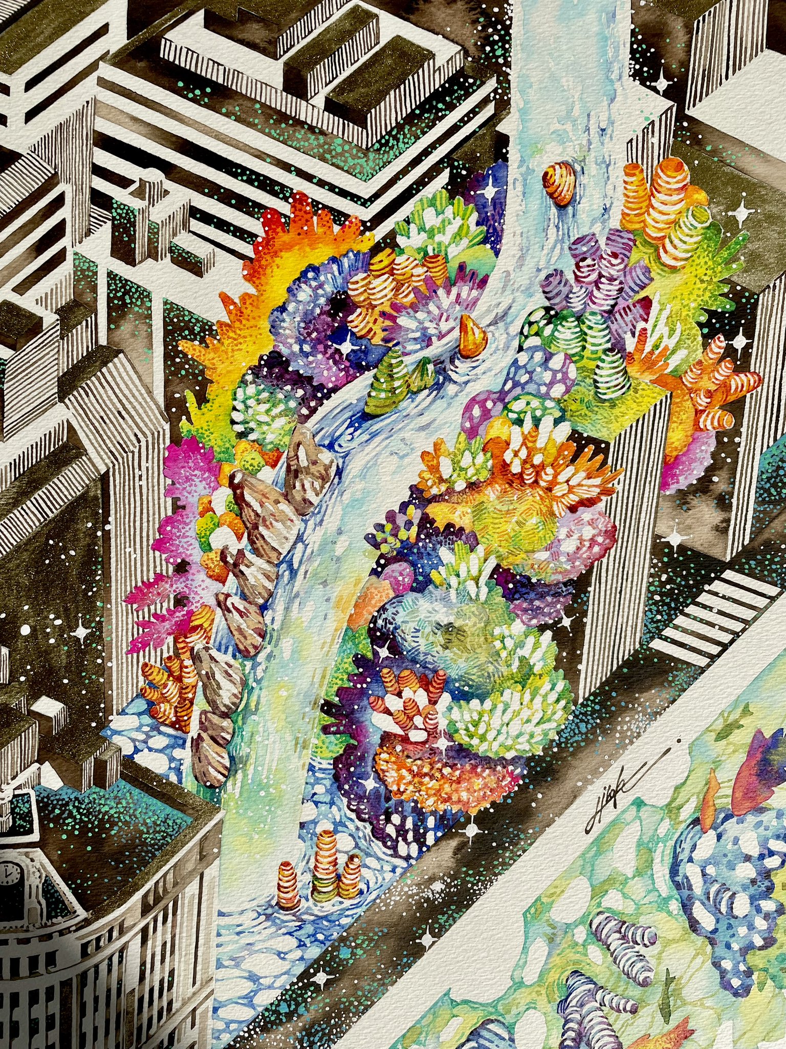 水彩画(ダリア)№164 水彩画(ダリア)№164 絵画