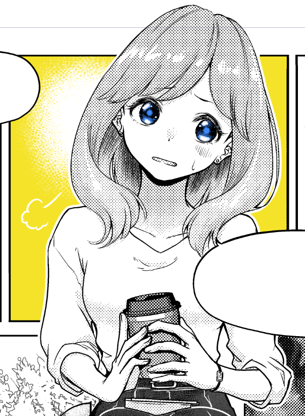 オリジナル子さんの漫画描いてるんだけどめっちゃ可愛く描けてない????????? 