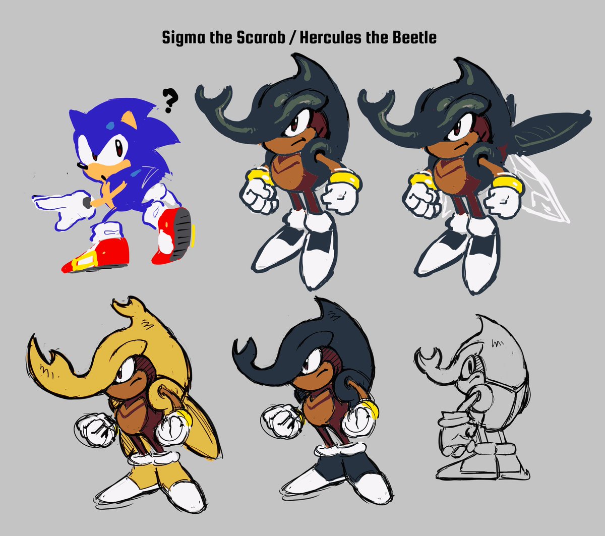 you can call him Sigma or Hercules both names are canon