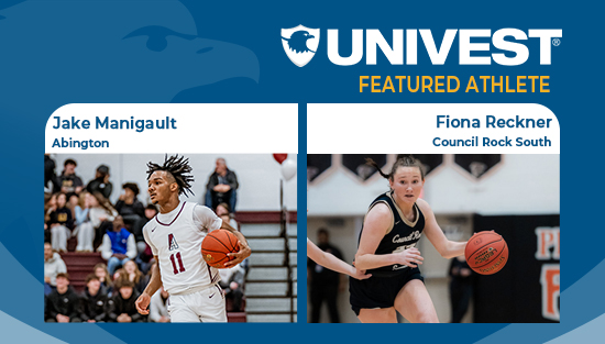 Council Rock South senior Fiona Reckner &amp; Abington senior Jake Manigault were named <a href="/UnivestCorp/">Univest Financial</a> #FeaturedAthletes. <a href="/CRSGBB/">CR South Girls Basketball</a> <a href="/heat_hoopsaau/">Upper Makefield HEAT Hoops</a> <a href="/goghosts/">Abington Boys B-ball</a> <a href="/AbingtonSchools/">Abington School District</a> 
suburbanonesports.com/article/conten…