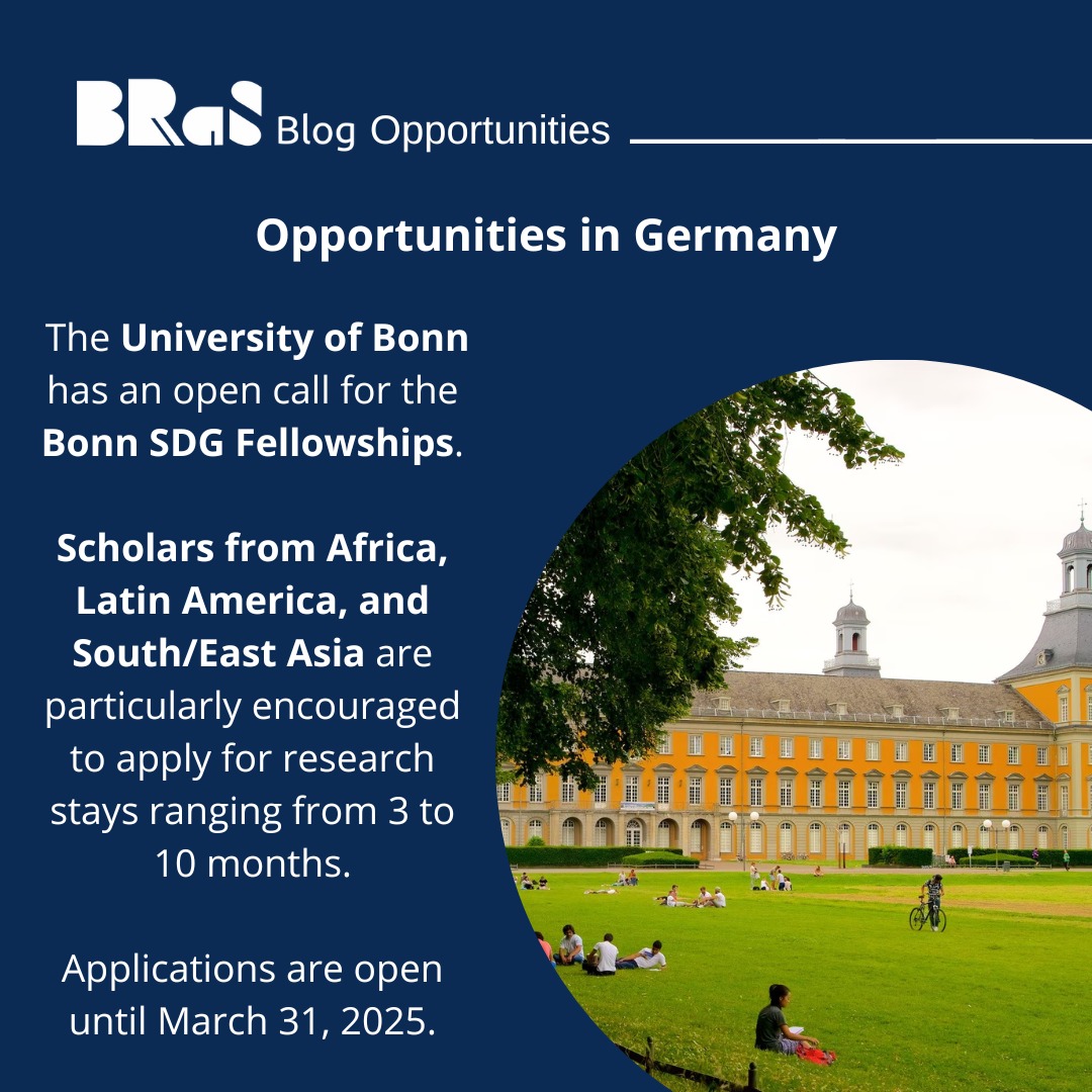 BRaS_Studies's tweet photo. Opportunities in Germany - University of Bonn

Applications are open until March 31, 2025.

More information: https://t.co/VpsRSfXi7D https://t.co/0AdSnfVg3v