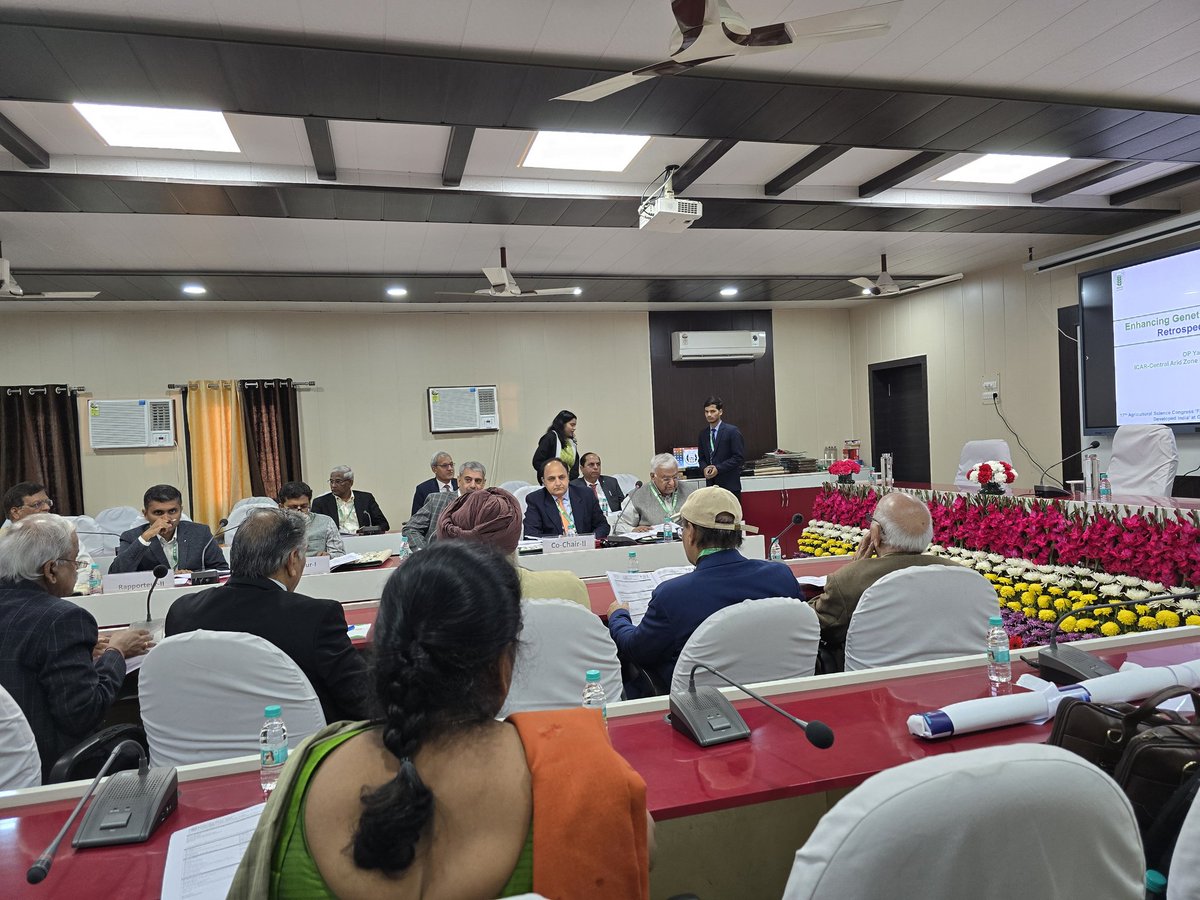 I am excited to join the session on "Enhancing Genetic Gain in Cereal Crops" at the XVII Agric. Science Congress, February 20-22, 2025 Pantnagar, Uttarakand, India. Many known colleagues are in attendance, such as Rajeev Varshney, S. Datta, T. Sharma, K. Myredia, KC Bansal, etc.