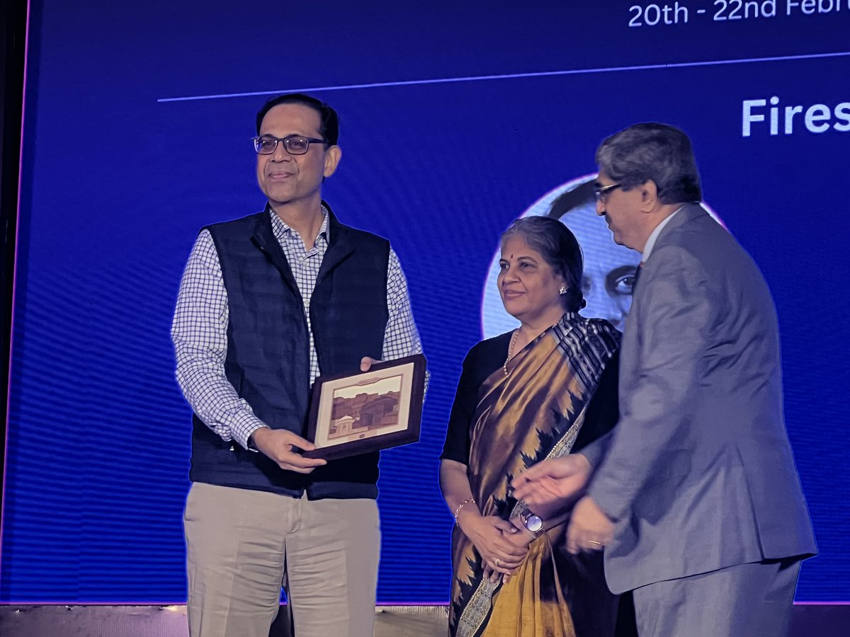Great to hear the views of <a href="/sanjivrbajaj/">Sanjiv Bajaj</a> at AED 2025 in conversation with Rama Bijapurkar 

<a href="/PuneIntCentre/">Pune Int Centre</a>