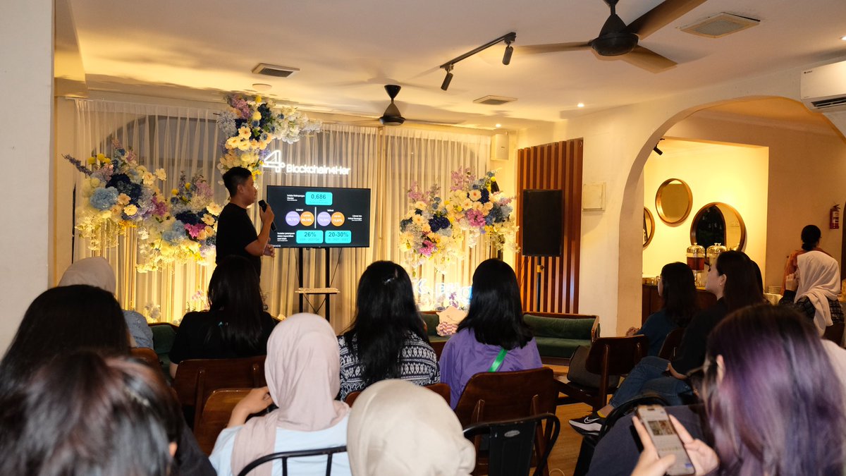 anggidsgn's tweet photo. So thrilled about last night’s Web3 event exclusively for women! Loved the insights from inspiring women speakers and the empowering discussions. Huge thanks to @BitgetID and @utopiaclub_ for organizing such a great event!
#WomenWithWeb3 #Blockchain4Her #ConnectingHER https://t.co/COin7YLXJN