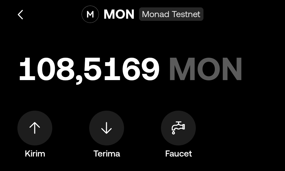 Who want faucet mon, send your address

GMonad 💜
#Monad #MonadTestnet #MonadExplorer