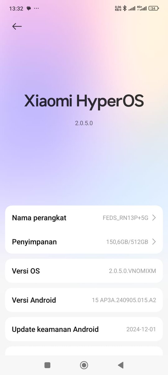 fsenada's tweet image. After a long spell, Redmi Note 13 Pro+ 5G update came with the December Security Patch... #XiaomiHyperOS #RedmiNote13ProPlus5G