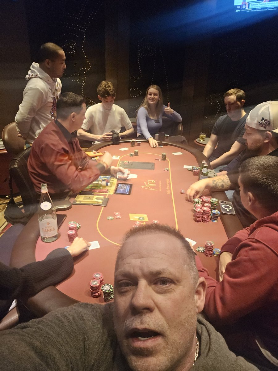 Big game at <a href="/AriaLV/">ARIA Las Vegas</a> table one.  <a href="/DJWashburn_/">DJ Washburn</a> <a href="/abbypoker_/">Abby Merk</a> <a href="/coreyeyring/">Corey Eyring</a> <a href="/OnTiltPokerx/">TheOnTiltBoys</a>