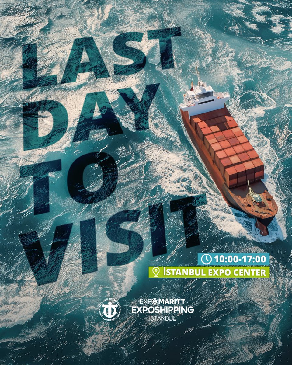 The last day for meeting with global maritime industry professionals at #Expomaritt2025 !

You can visit our fair until 5PM.