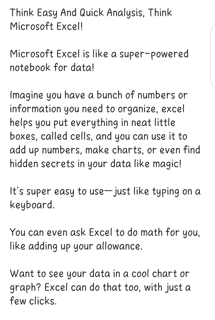 Favoured_Simdi's tweet image. THINK EASY AND QUICK ANALYSIS, THINK EXCEL!!

#datanalysis
#dataanalysistools
#microsoftexcel