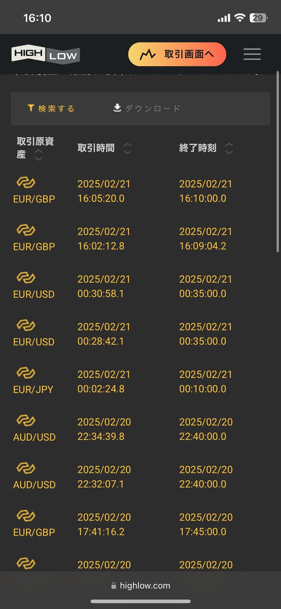 今日もバイナリー負けないで終れるなー