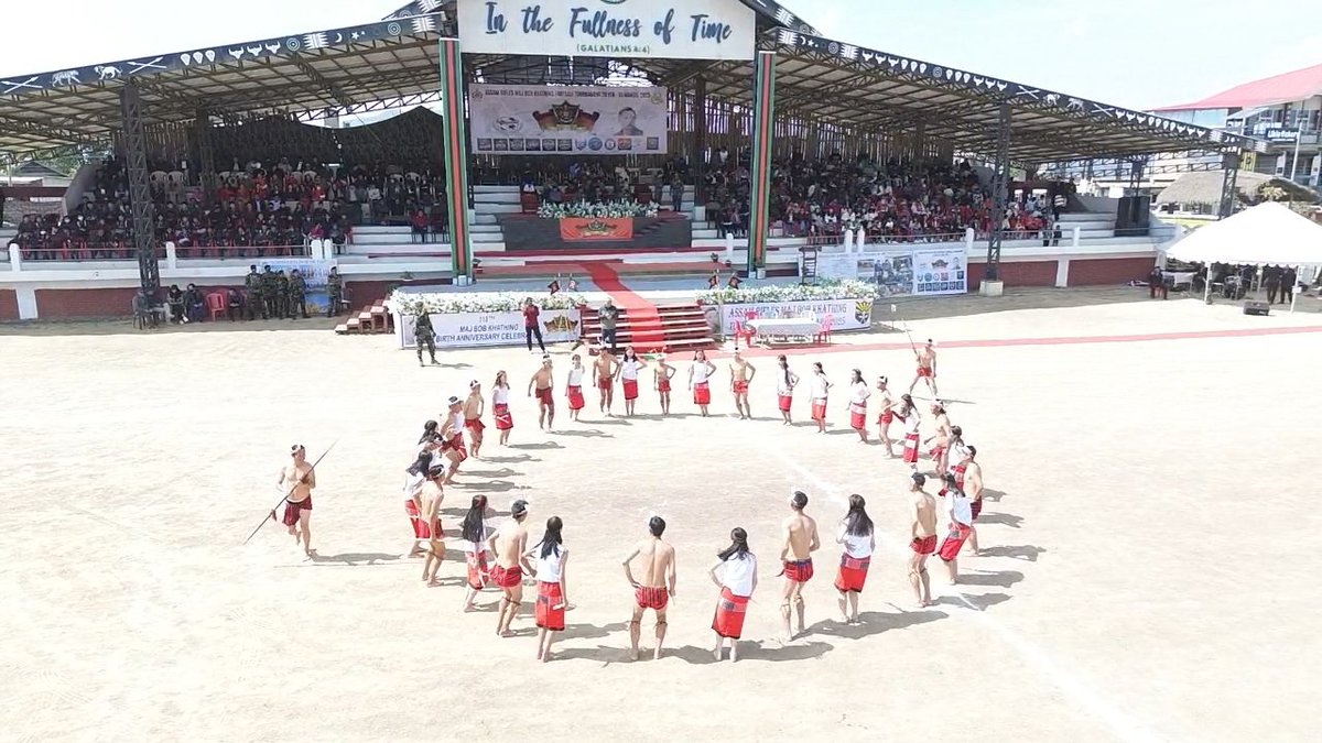 Spearcorps's tweet image. #AssamRifles formation under #SpearCorps conducted the opening ceremony of Maj Bob Khathing Sports Tournament.  The 10-day tournament for men and women will witness eight men’s, and five women’s teams competing for the coveted trophy. 

The tournament acts as beacon of…