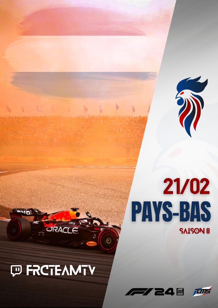 Division FRC 🇳🇱 

Direction Zandvoort pour la sixième manche du championnat !

À suivre en direct dès 21h.