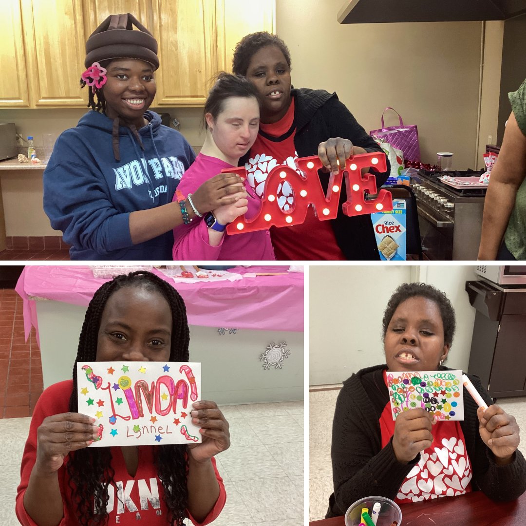 ArcUnionNJ's tweet image. #throwback to last Friday - Valentine&apos;s Day 💗 festivities w/Bridge to Employment and Room 3. We enjoyed making treats, playing music bingo, song writing, and painting 🎶🎨😄 #TheArcofUnionCounty #Februaryfun #painting #music