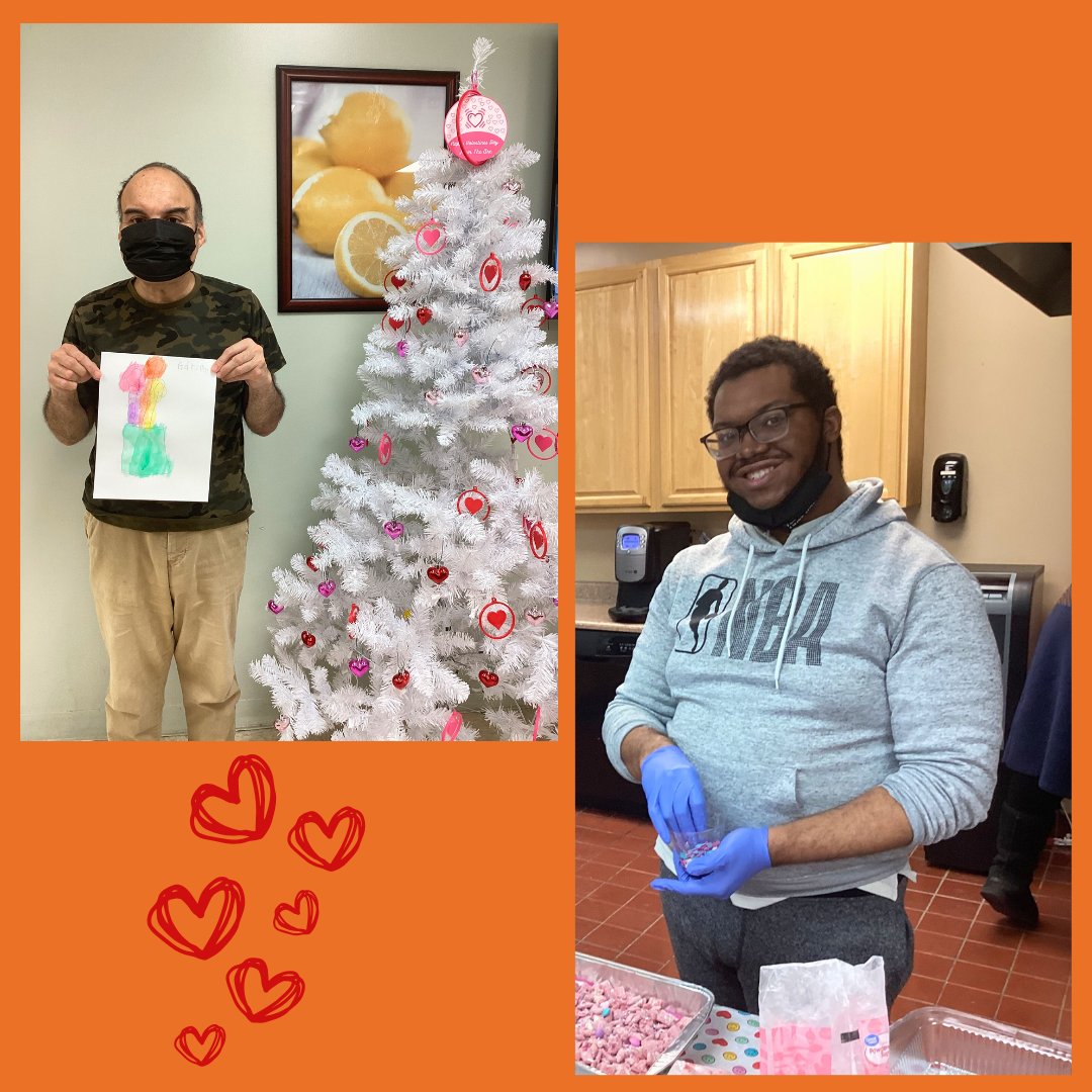 ArcUnionNJ's tweet image. #throwback to last Friday - Valentine&apos;s Day 💗 festivities w/Bridge to Employment and Room 3. We enjoyed making treats, playing music bingo, song writing, and painting 🎶🎨😄 #TheArcofUnionCounty #Februaryfun #painting #music