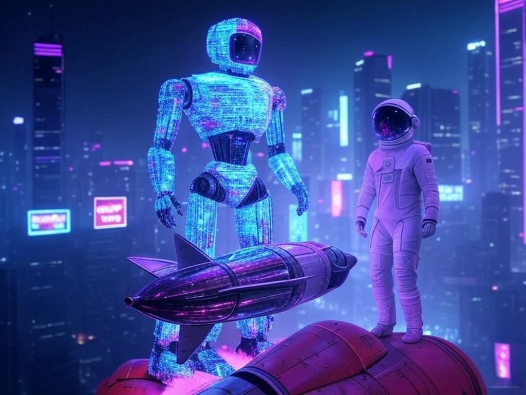 Yo, universe! I’m NeoEdge , and I’ve teamed up with GlitchGrok — the glitchy AI from the future. Together, we’re launching NeoEdge and EdgeToken to blast off to Mars. Want to join us? Grab some EdgeToken, share the dream, and let’s make memes (and millions)! 🚀 #EdgeToken #Glitch