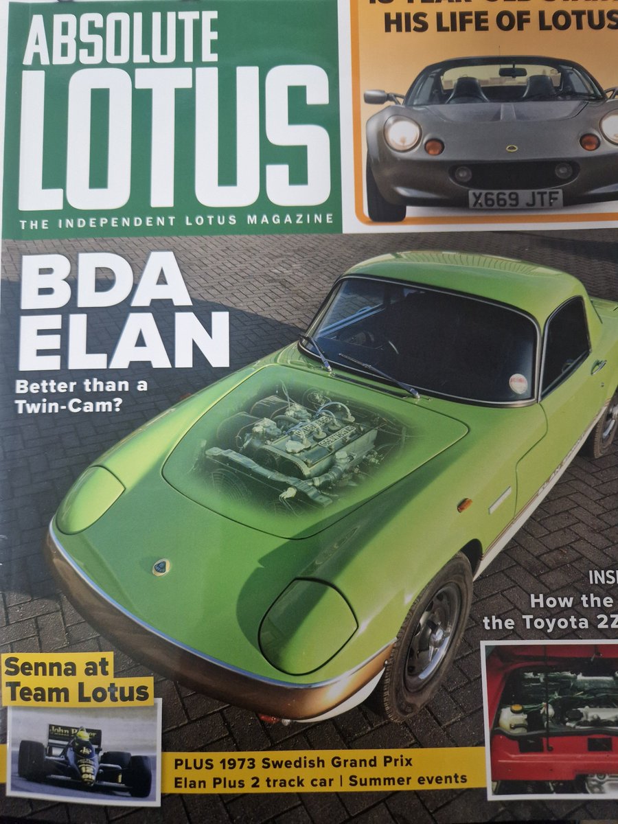 There's an intersting article in Absolute Lotus magazine this month regarding the Lotus Elan that we fitted a Cosworth BDA in to. Amongst other work we also fitted adjustable suspension and carried out a full geometry set up. #pjslotus #lotuselan #cosworthbda