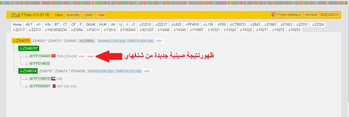 StudiesHuman's tweet image. ظهورنتيجة صينية جديدة من شنغهاي مرفوعة على Yfull على التحور J-ZS4676 متكتلة مع نتيجة صينية سابقة وايرانية و هندية ورفات تتاراكرانيا تحت J-FGC9 الذي يجتمع في J-FGC7 مع نتيجة تركمانية لحفيد ظهير الدين بابر سلطان المغول ونتيجة من نبلاء تتار القرم #بأكرانيا.
#المغول_التبتيون_شنغهاي